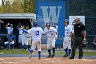 Baseball vs MIT  Wheaton College Baseball vs MIT during quarter final game of the NEWMAC Championship hosted by Wheaton. - (Photo by Keith Nordstrom) : Wheaton, baseball, NEWMAC